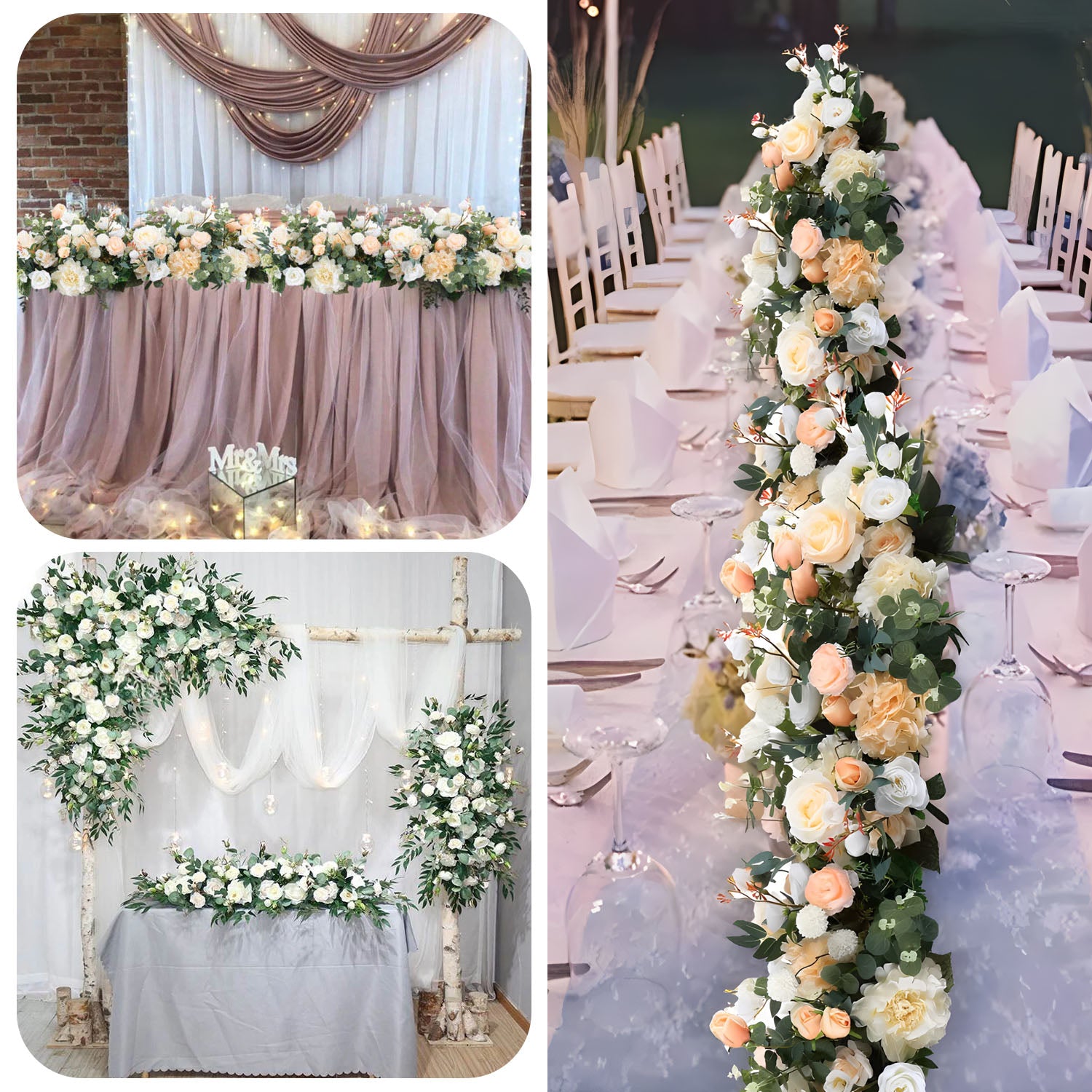 100CM Wedding Flower Wall Flower Arrangement 2 picture